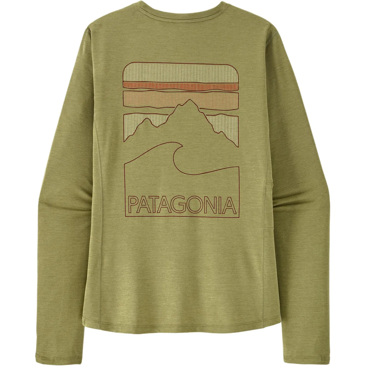 Женская футболка быстросохнущая с коротким рукавом Patagonia, Eucalyptus Green