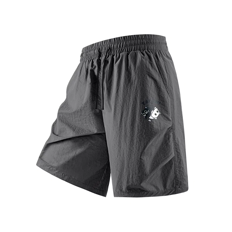 Детские шорты карго с принтом MINISO, Dark Gray