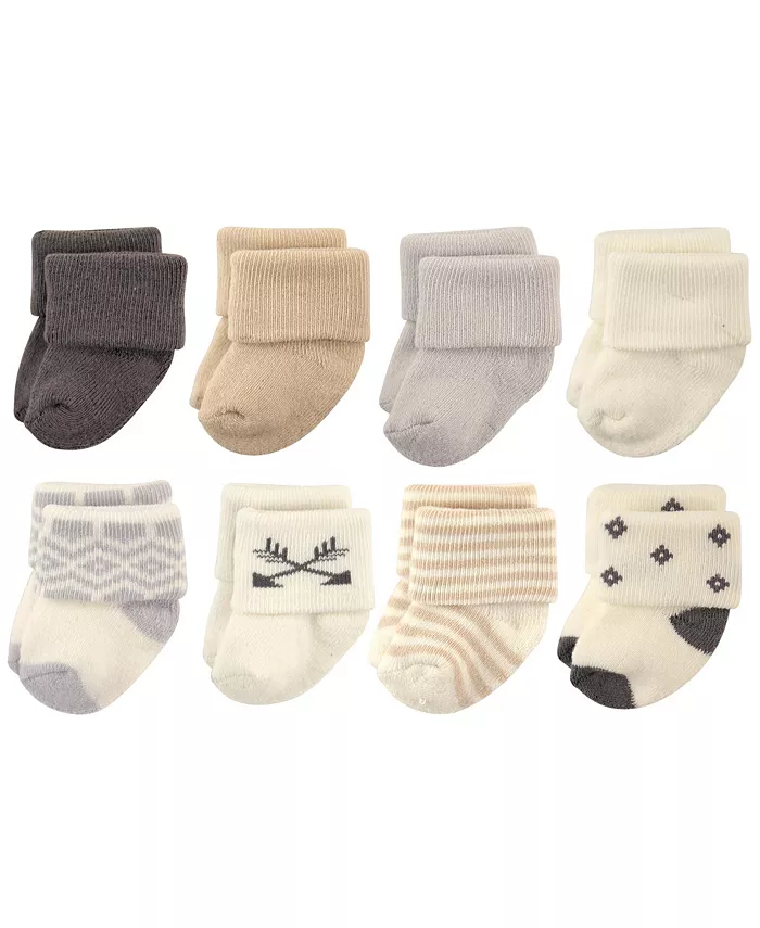 Махровые носки Hudson Unisex из хлопковой смеси с плюшем для мальчиков Hudson Baby, серый — фото 2