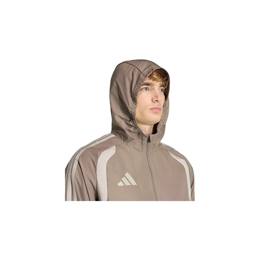 Мужская ветровка Adidas TIRO26C Aw Jkt, Коричневый — фото 4