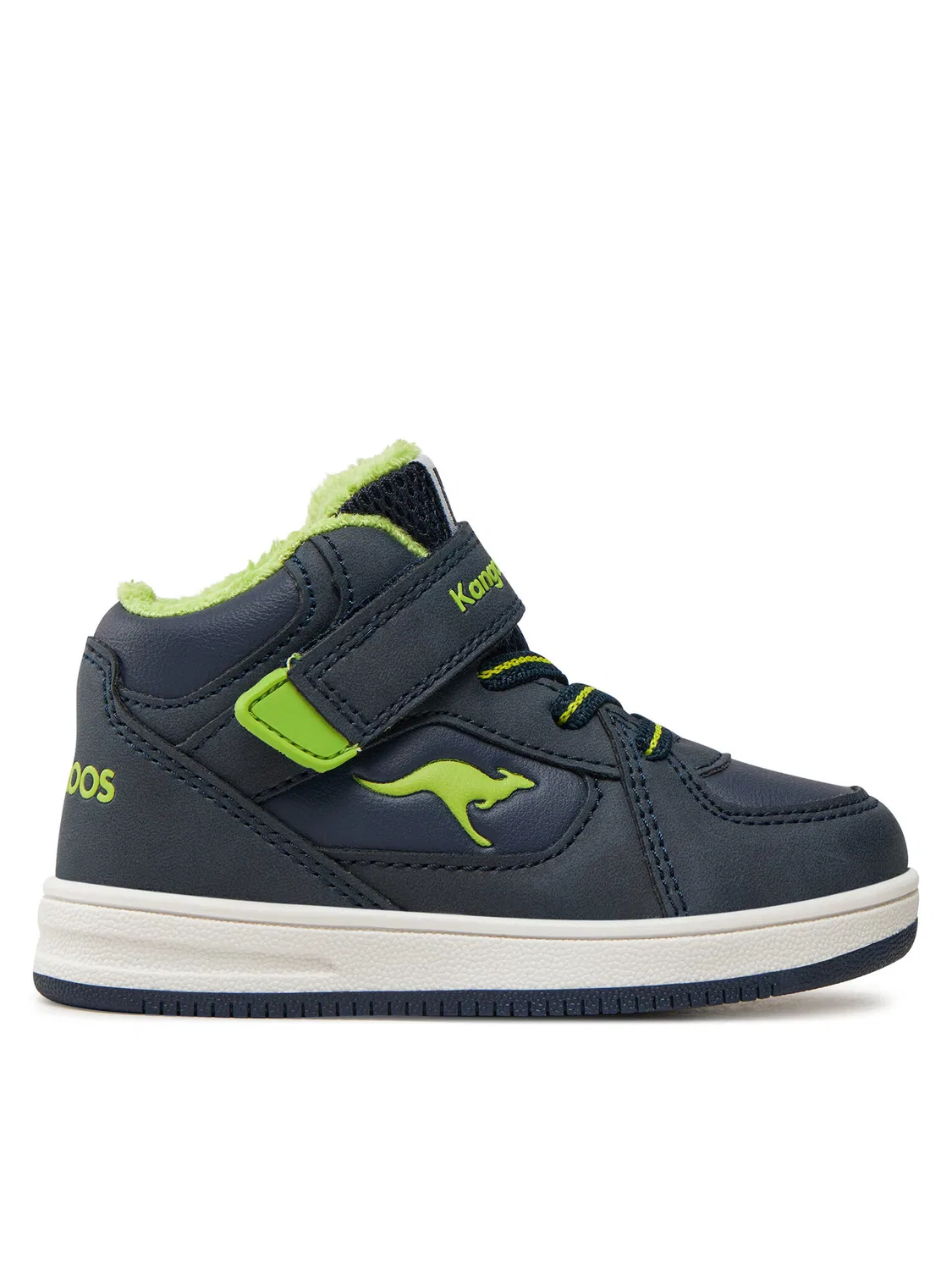 Кроссовки черные для мальчика K-CPI Kalino Mid Kangaroos, темно-синий