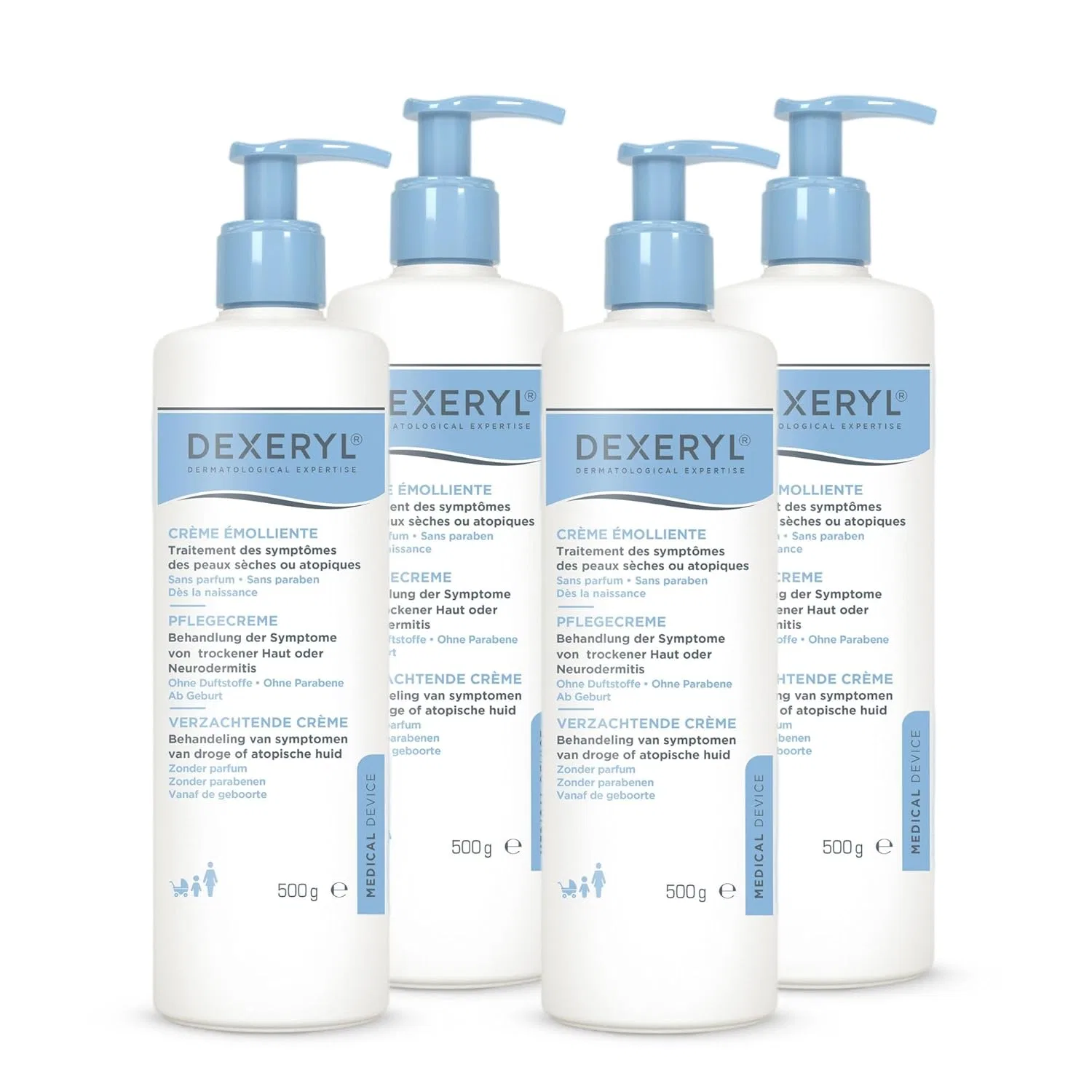 Крем для тела Dexeryl, 4 x 500 г, Cream