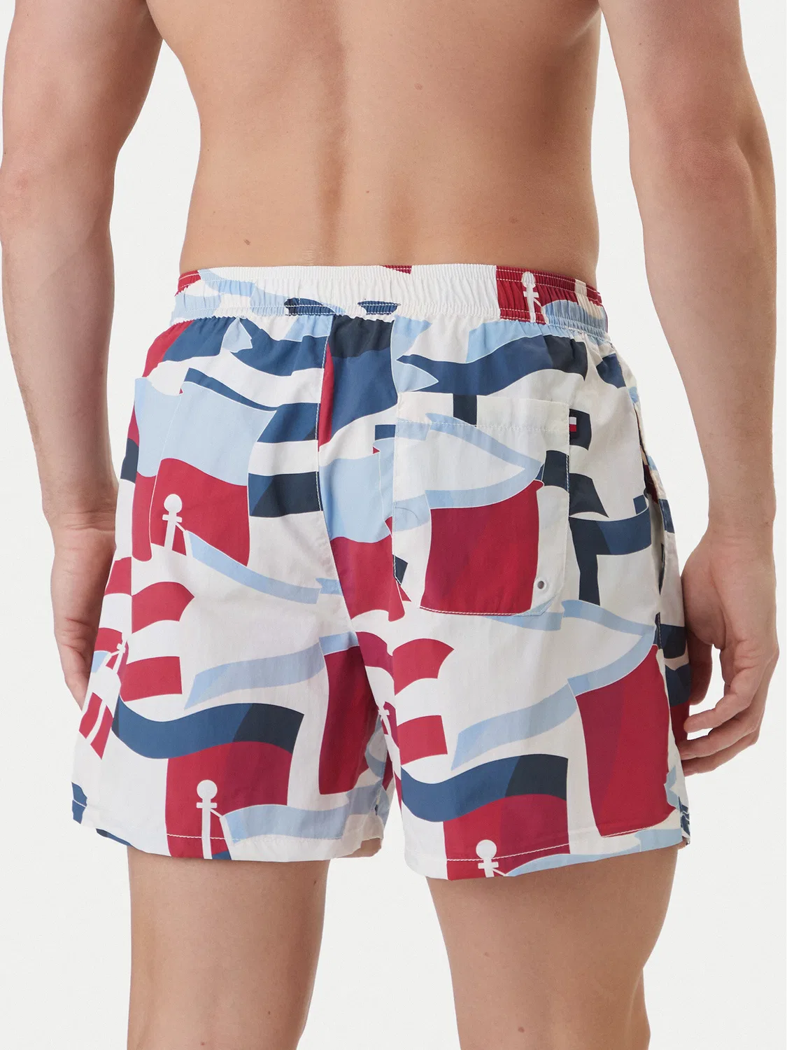 Мужские плавки-шорты стандартного кроя Tommy Hilfiger, разноцветный — фото 3