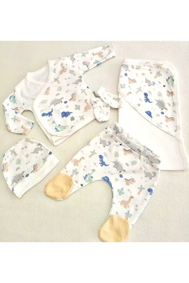 Детский комплект для новорожденных с животным принтом Viamaris, Multicolor — фото 2
