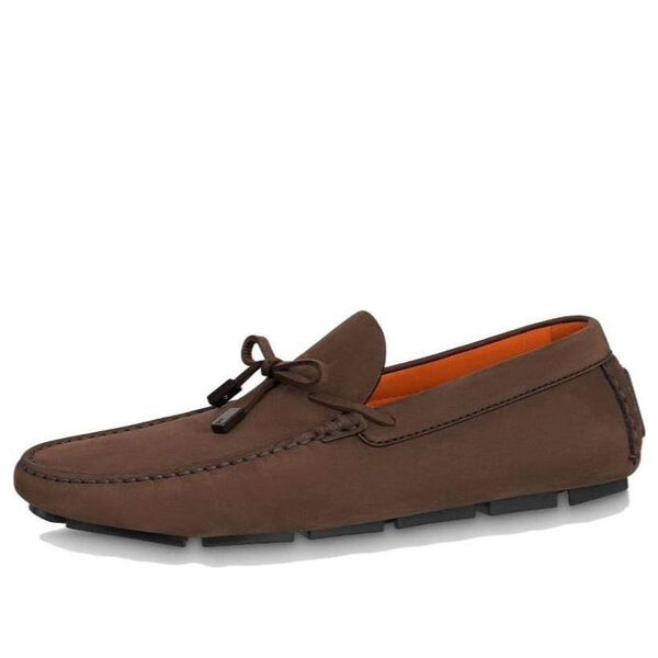 

Кроссовки lv driver moccasins shoes 'brown with black' Louis Vuitton, коричневый