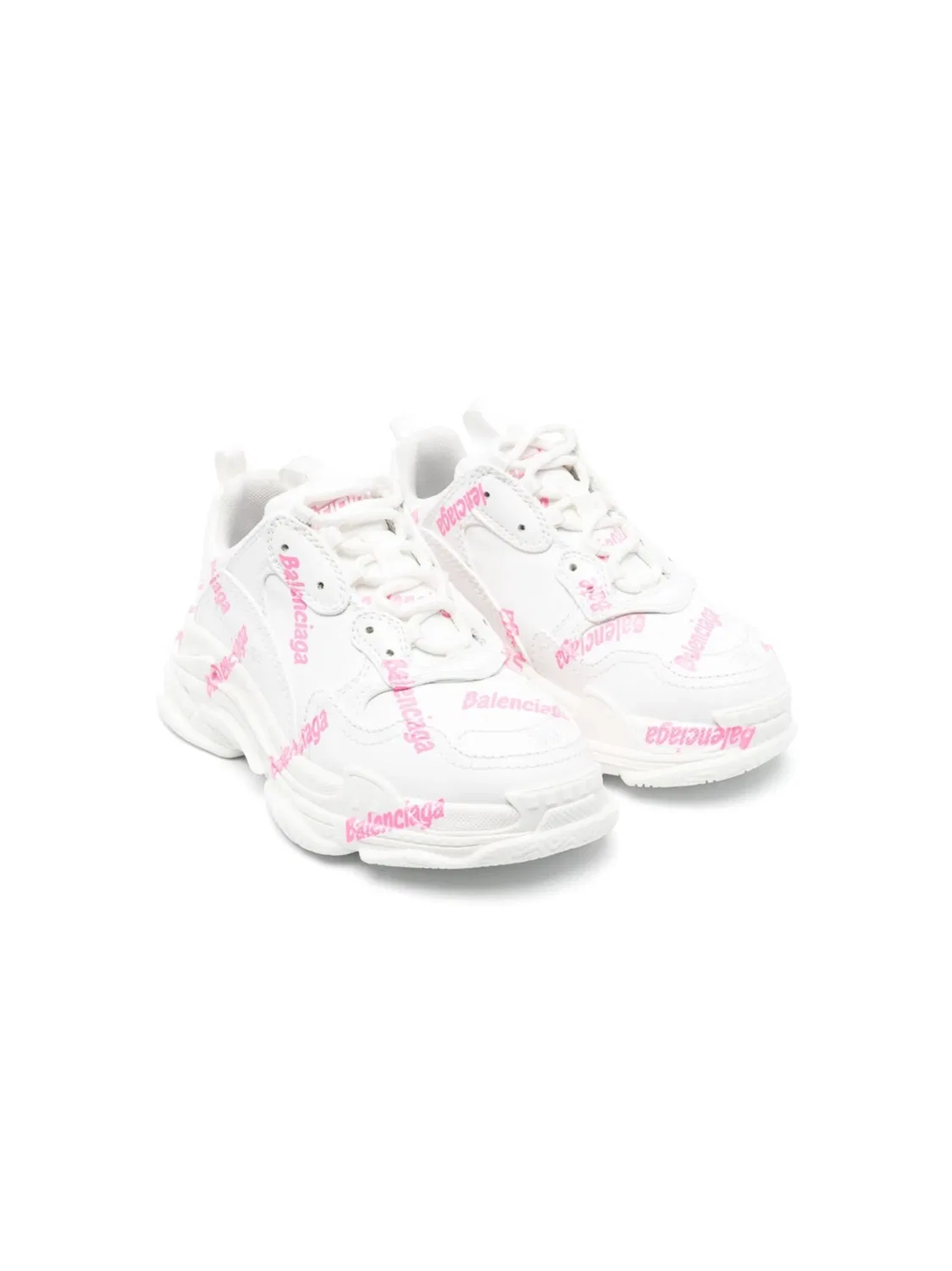 Кроссовки Triple S белые Balenciaga, белый
