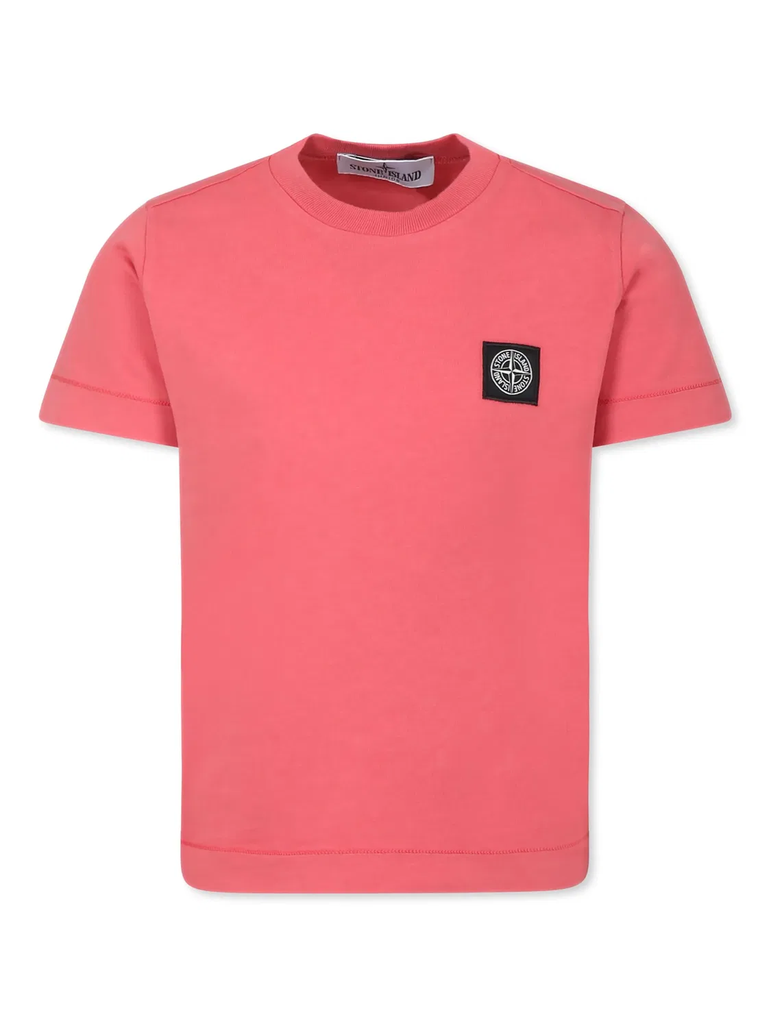 Футболка с компасом Stone Island, розовый