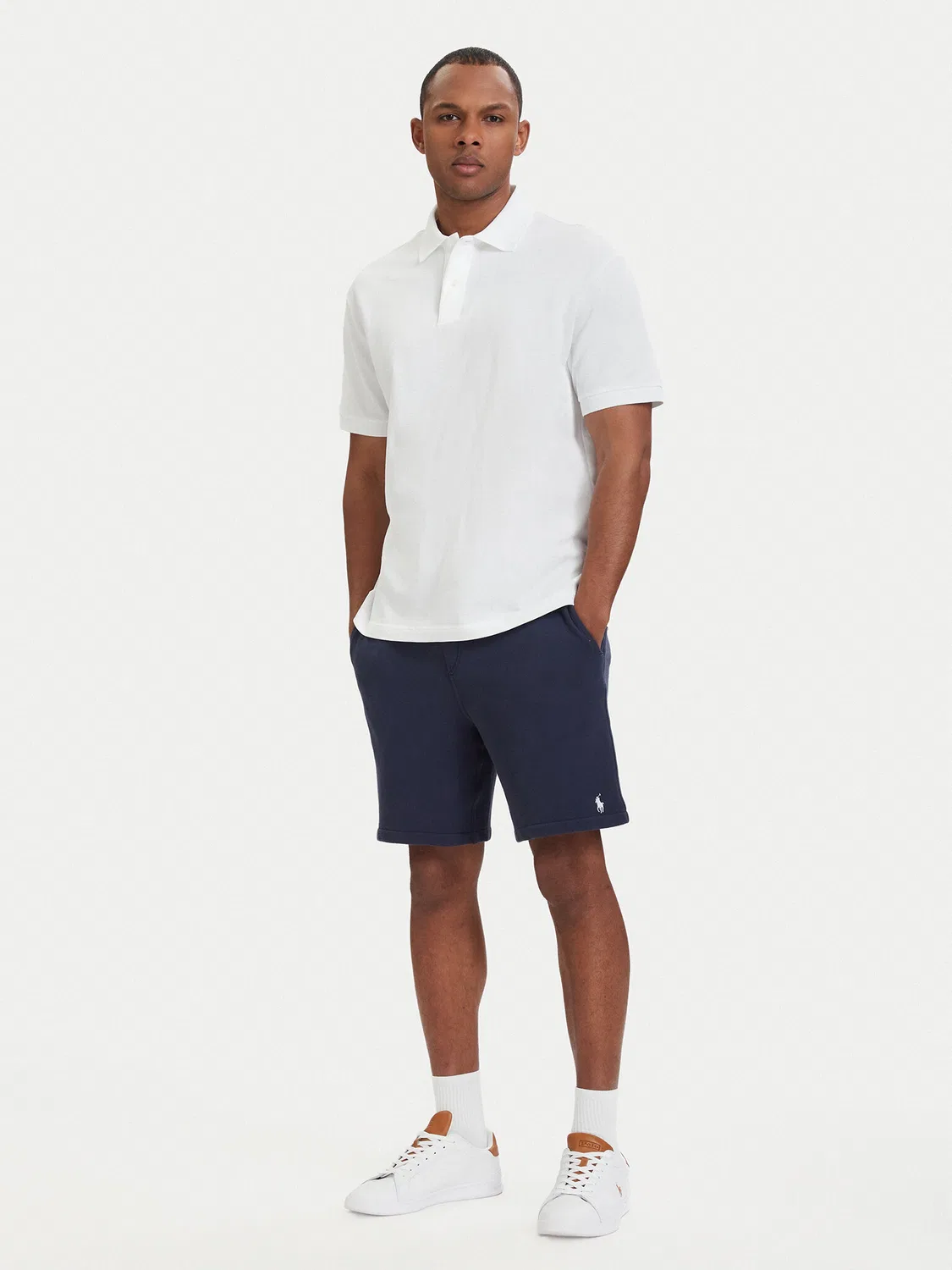 Мужские спортивные шорты стандартного кроя Polo Ralph Lauren, темно-синий — фото 2