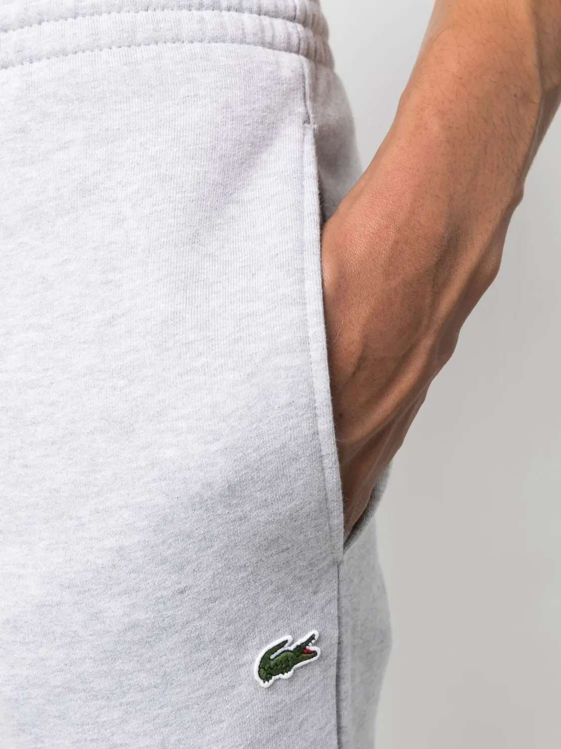 Lacoste Трековые брюки серые — фото 3