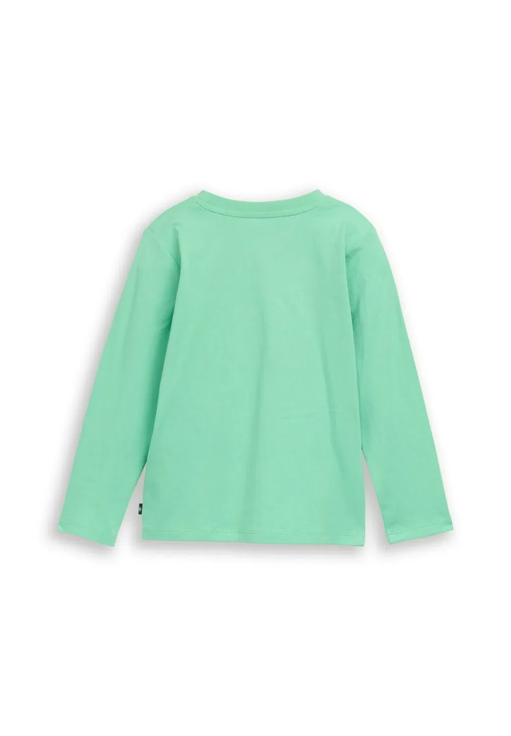 Футболка с длинными рукавами (T-shirt langarmshirt mit biber-print) Tom Tailor, Leafy Green — фото 2