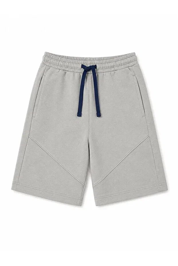 Детские шорты для мальчиков хлопковые United Colors Of Benetton, Gray — фото 2