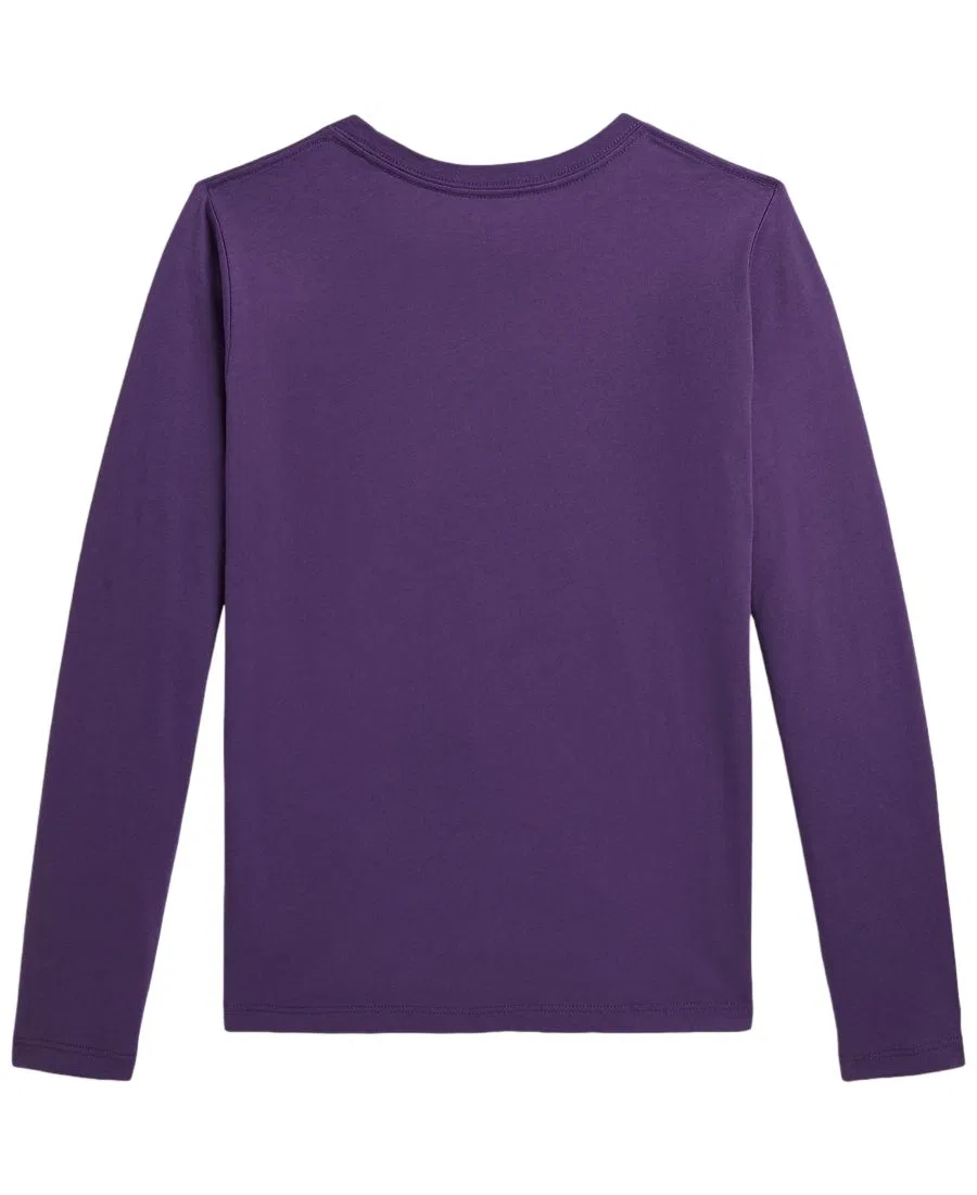 Футболка с длинным рукавом с принтом Polo Bear Polo Ralph Lauren, Valley Purple — фото 2