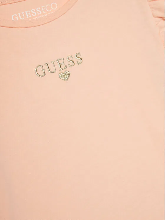 Футболка regular fit Guess, коралловый — фото 3