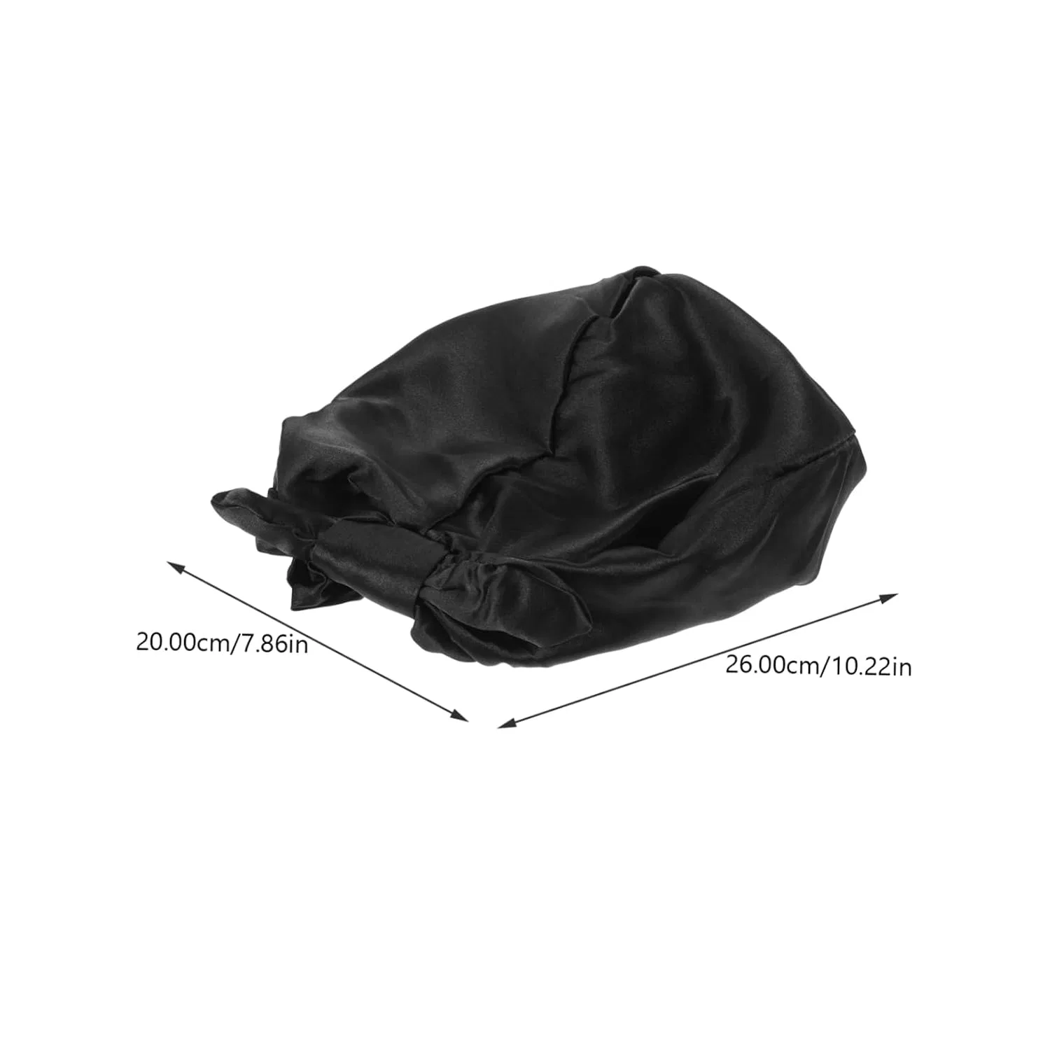 Шапочка для душа Satin, BIUDECO, Schwarz — фото 2
