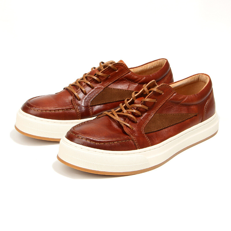 Туфли мужские Men"s Casual Men Low-Top Diengrley, цвет Red Brown — фото 3
