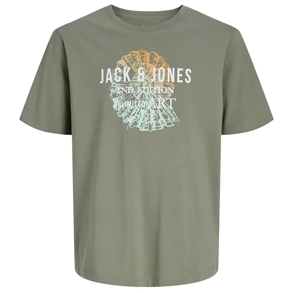 Футболка с градиентным принтом Jack & Jones, зеленый
