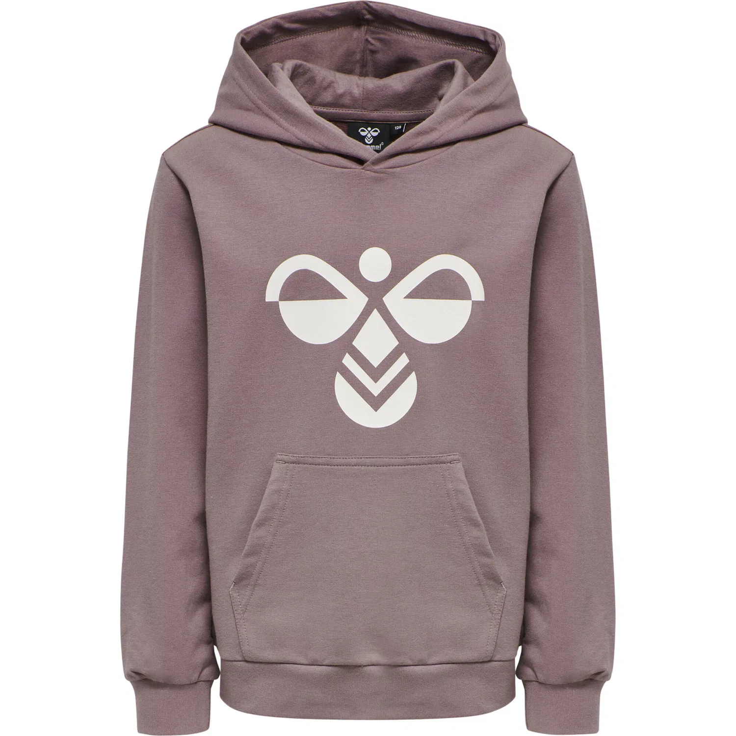 Детское худи с принтом Cuatro Hoodie Hummel, Rosa — фото 2