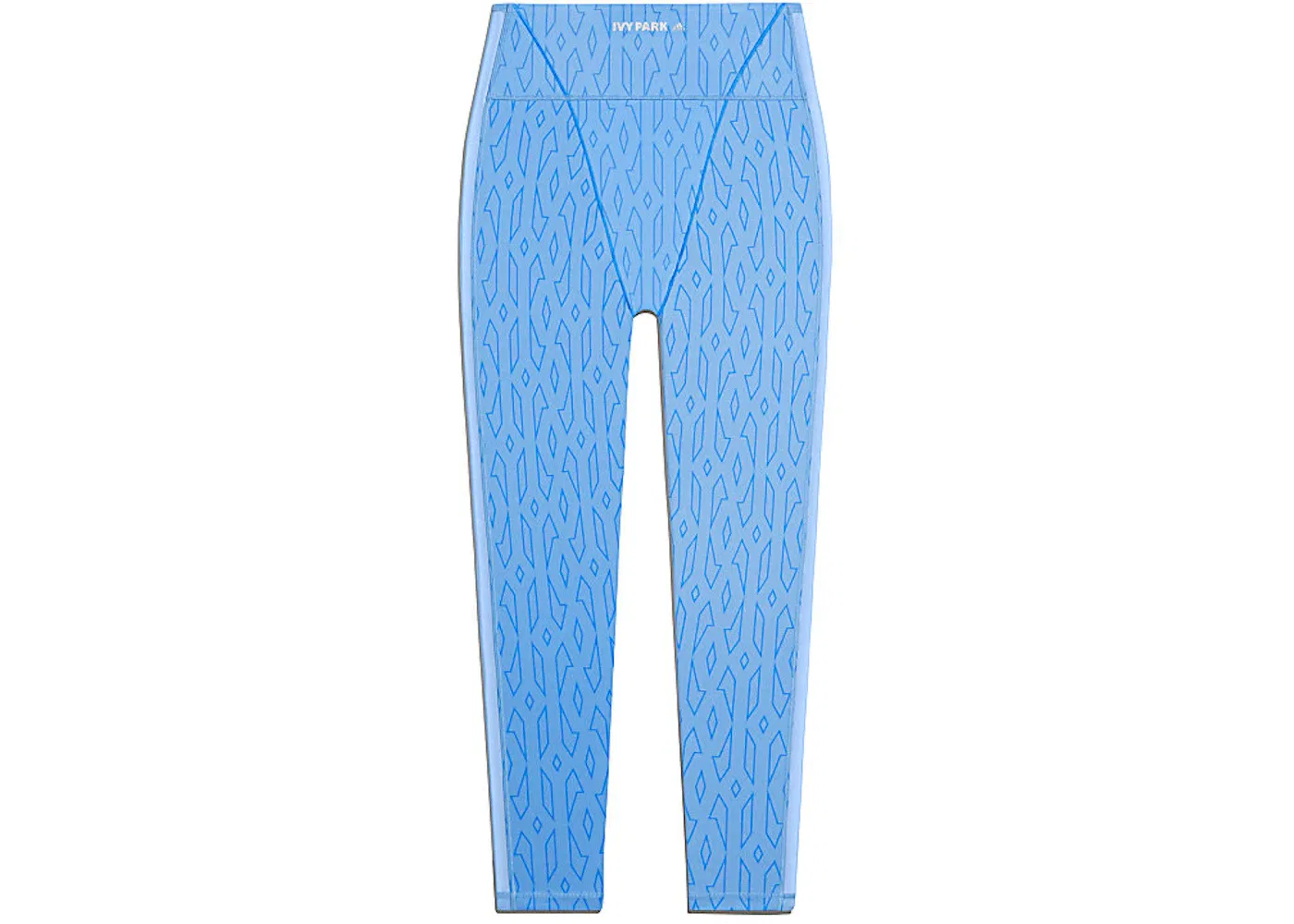 Женские леггинсы с принтом Tights (Plus Size) Adidas, Light Blue Bright Blue — фото 2