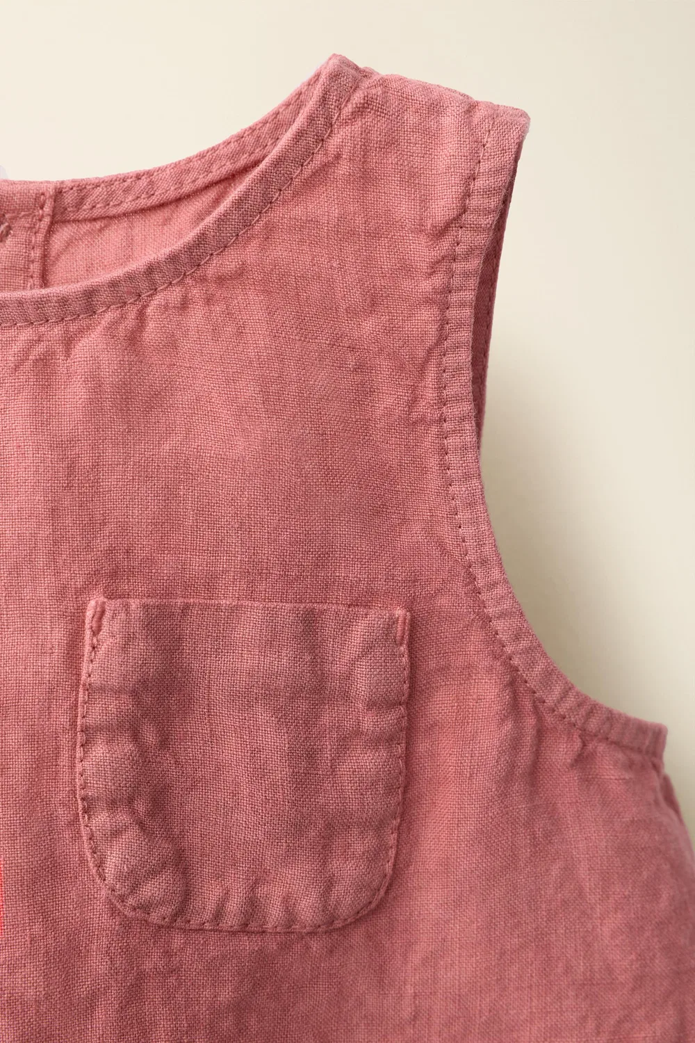 Блузка из 100% льна, созданная в сотрудничестве Caramel London и Zara, Terracotta — фото 3