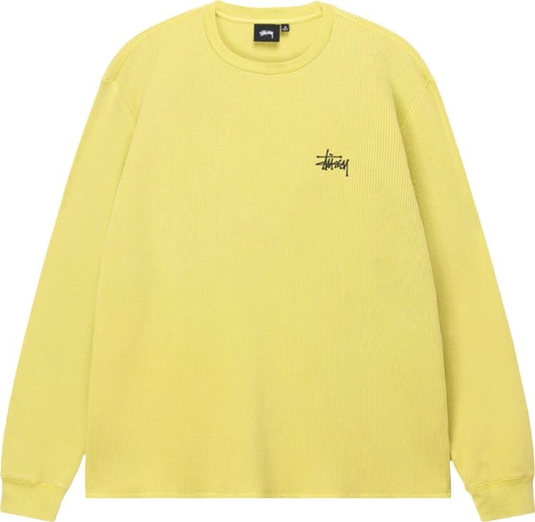 

Лонгслив Stussy Basic Stock Long-Sleeve Thermal 'Yellow', желтый