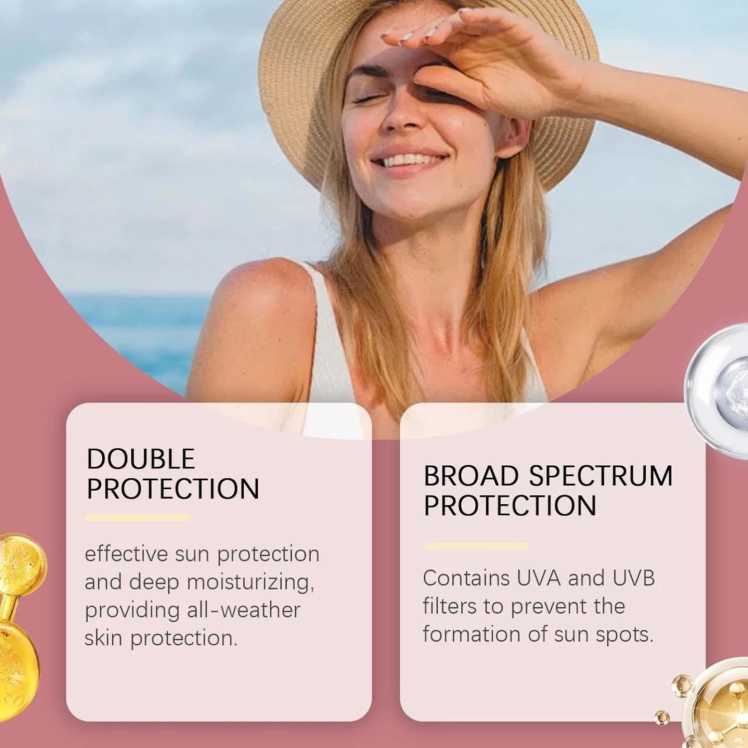 Тональный крем SPF 50 для лица и тела, увлажняющий, 1 Stk Generisch — фото 3