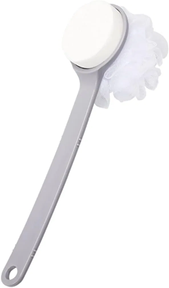 Щетка для тела двусторонняя, Nylon, 12.6x2.6 дюймов, 2 шт, Grey Generic