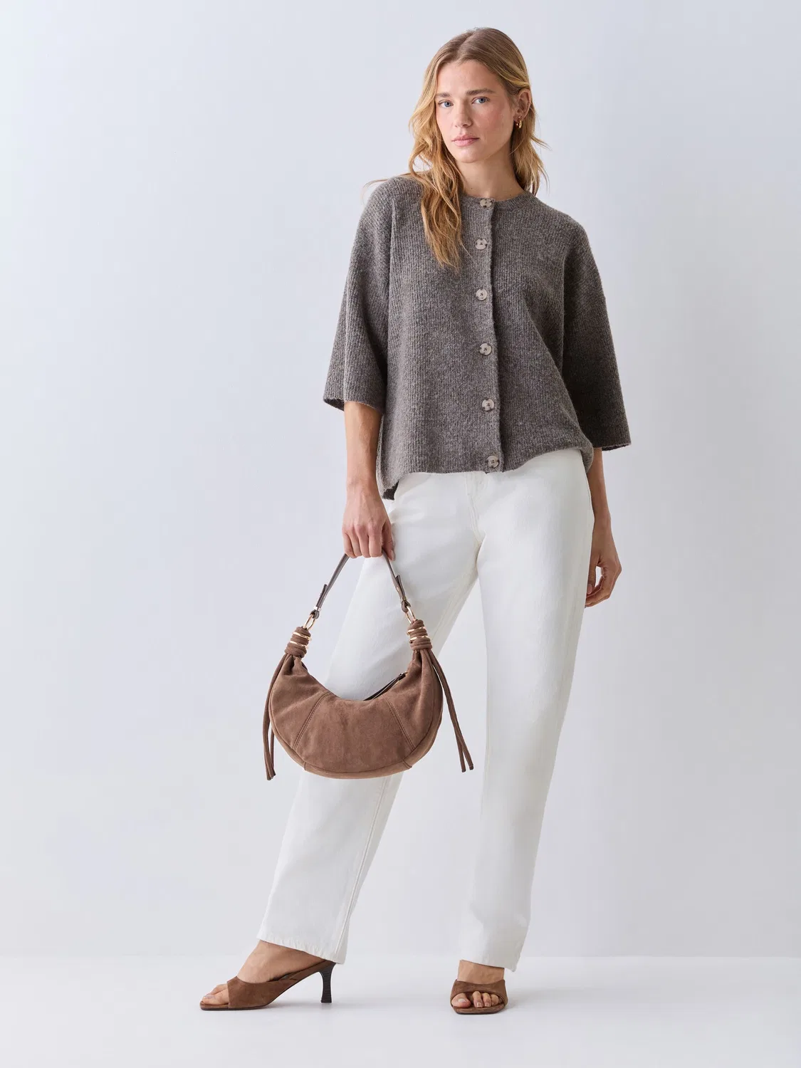 Джинсы, широкие Levi's Truth Slip White Levi's, белый — фото 3