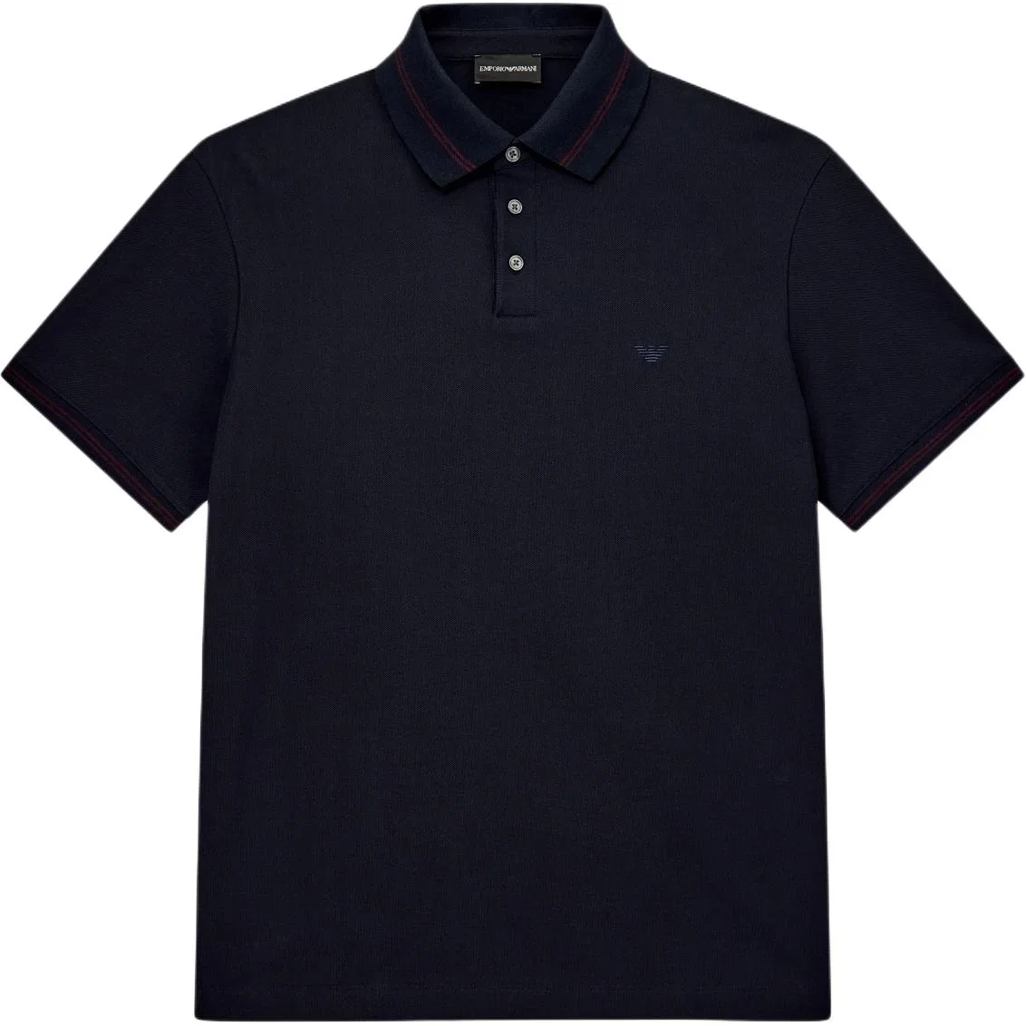 Мужское поло с коротким рукавом EMPORIO ARMANI, Marine Blue