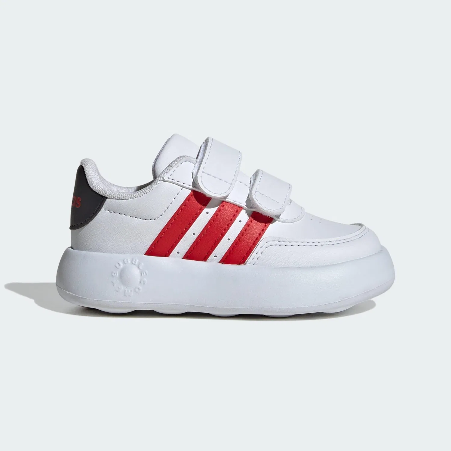 Детские кроссовки с липучками Breaknet 2.0 Adidas, Weiss Scharlachrot Carbongrau