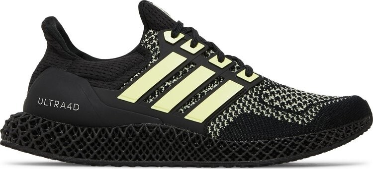 

Кроссовки Adidas Ultra 4D 'Black Almost Lime', черный