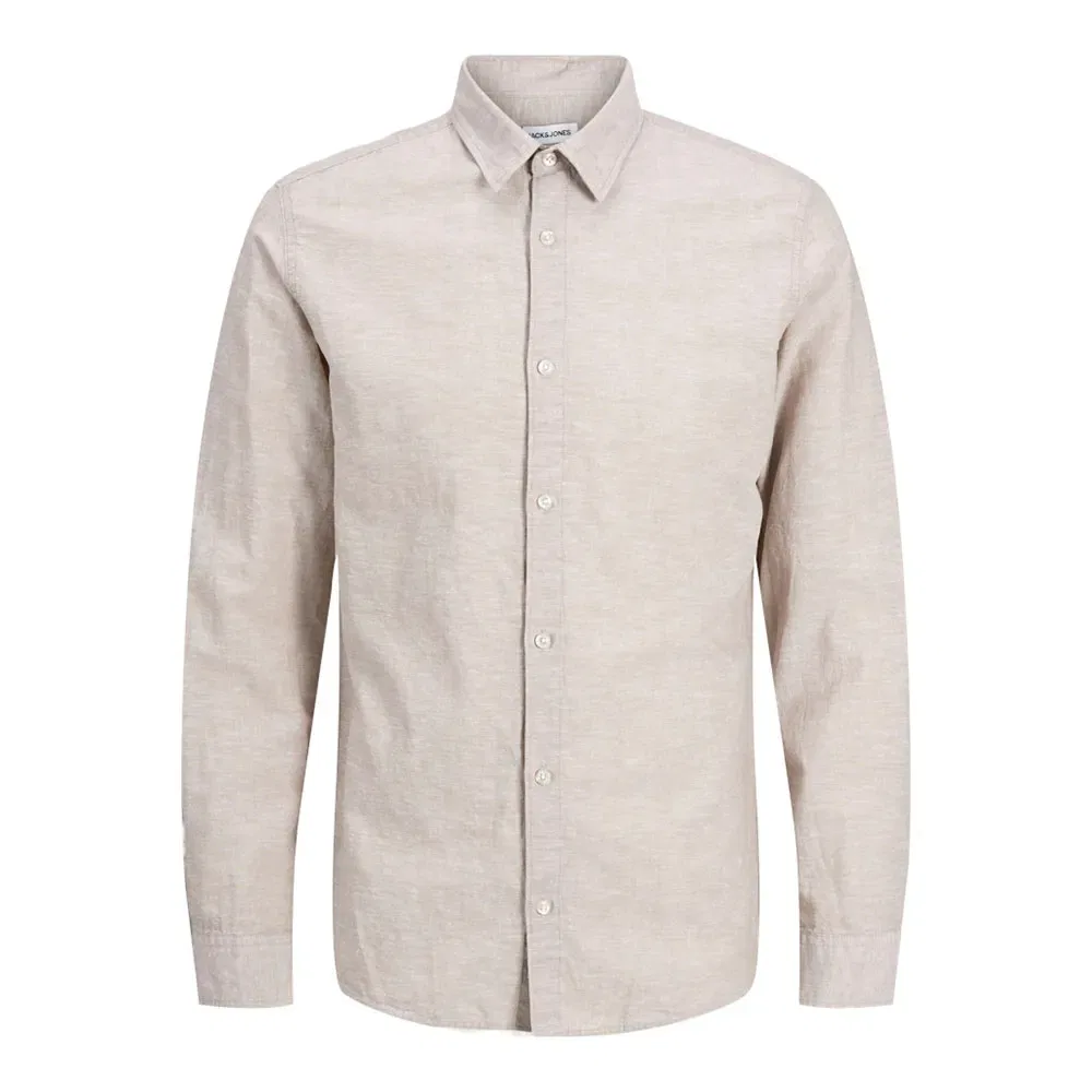 Рубашка с длинным рукавом Breeze Jack & Jones, бежевый