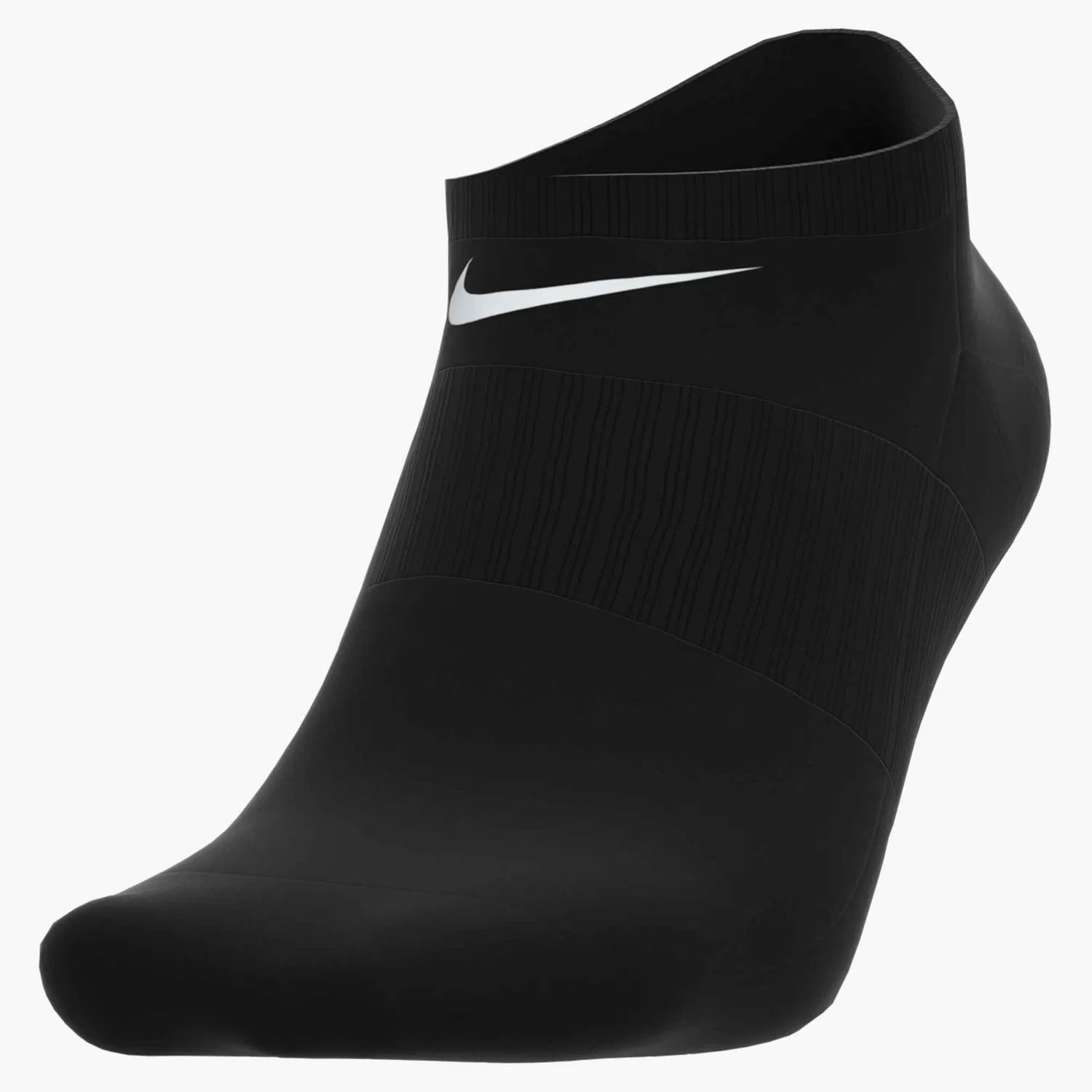 Мужские носки для тренировок с амортизацией Nike, Black/White — фото 2