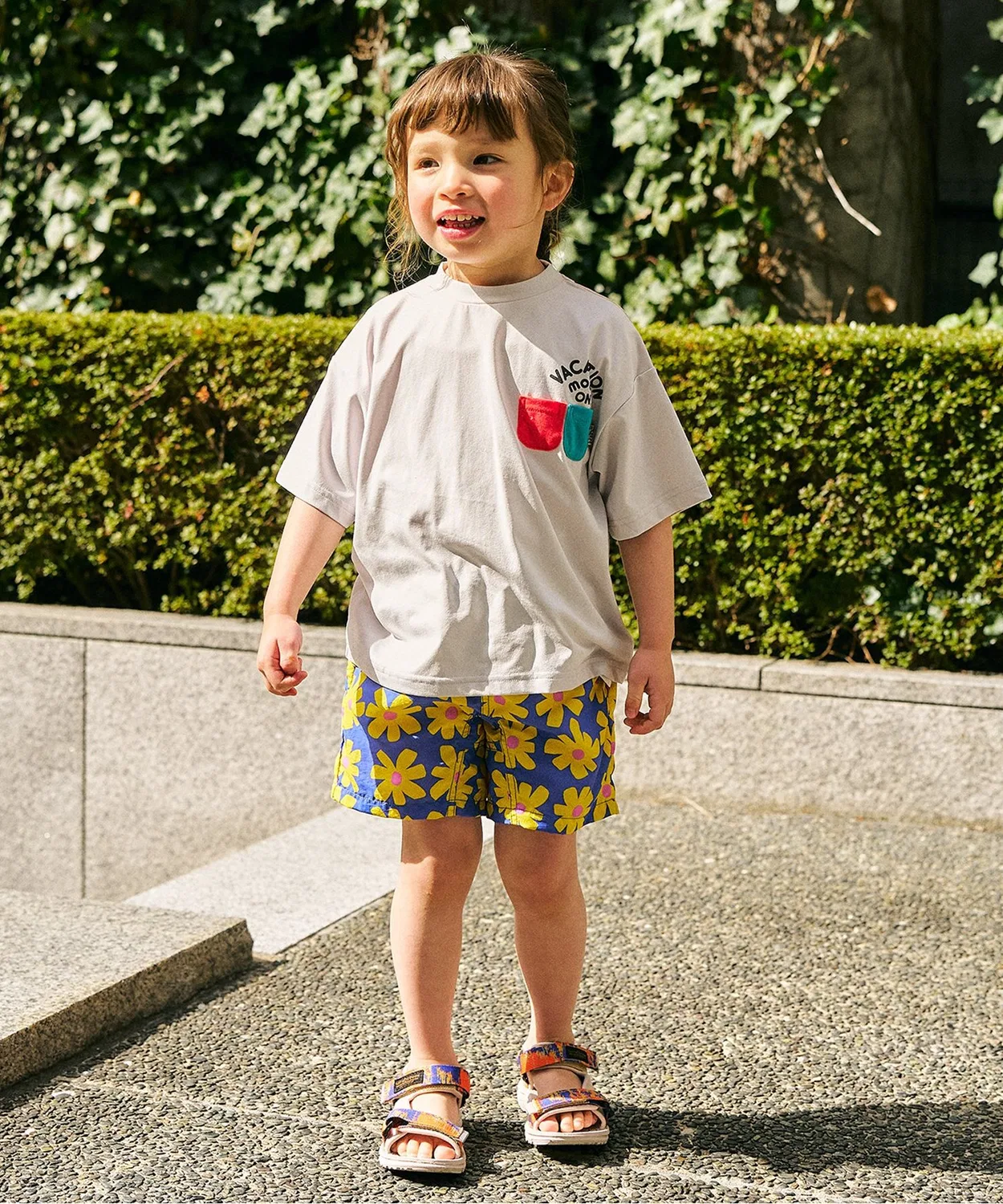Детская футболка с коротким рукавом с принтом Hybrid Half Sleeve T-Shirt F.O.KIDS, Green — фото 4