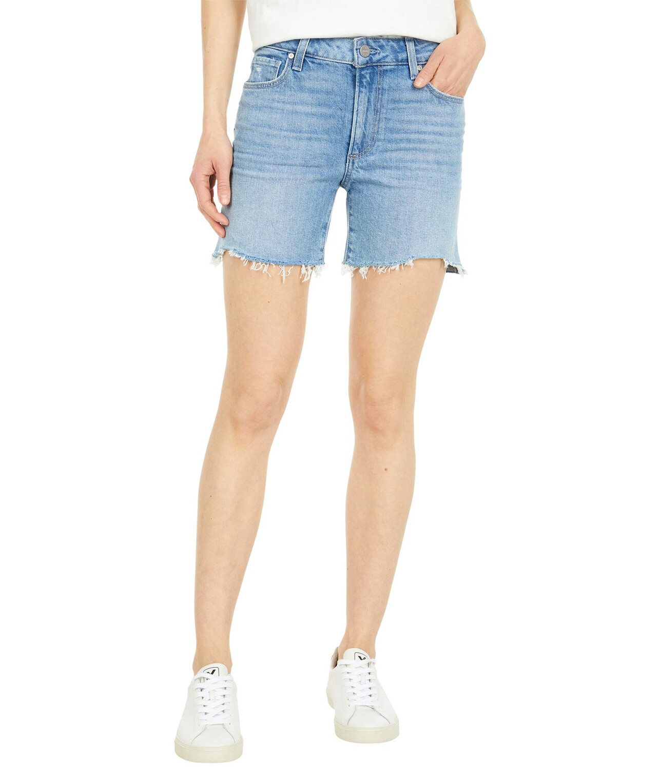 

Шорты Paige, Sarah Longline Shorts in Rochelle Hills Hem