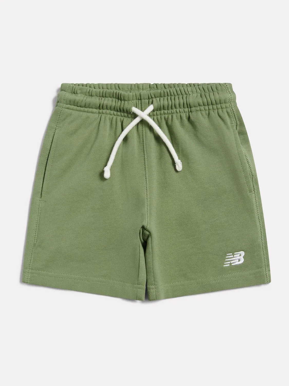 Шорты из французского футера New Balance, зеленые