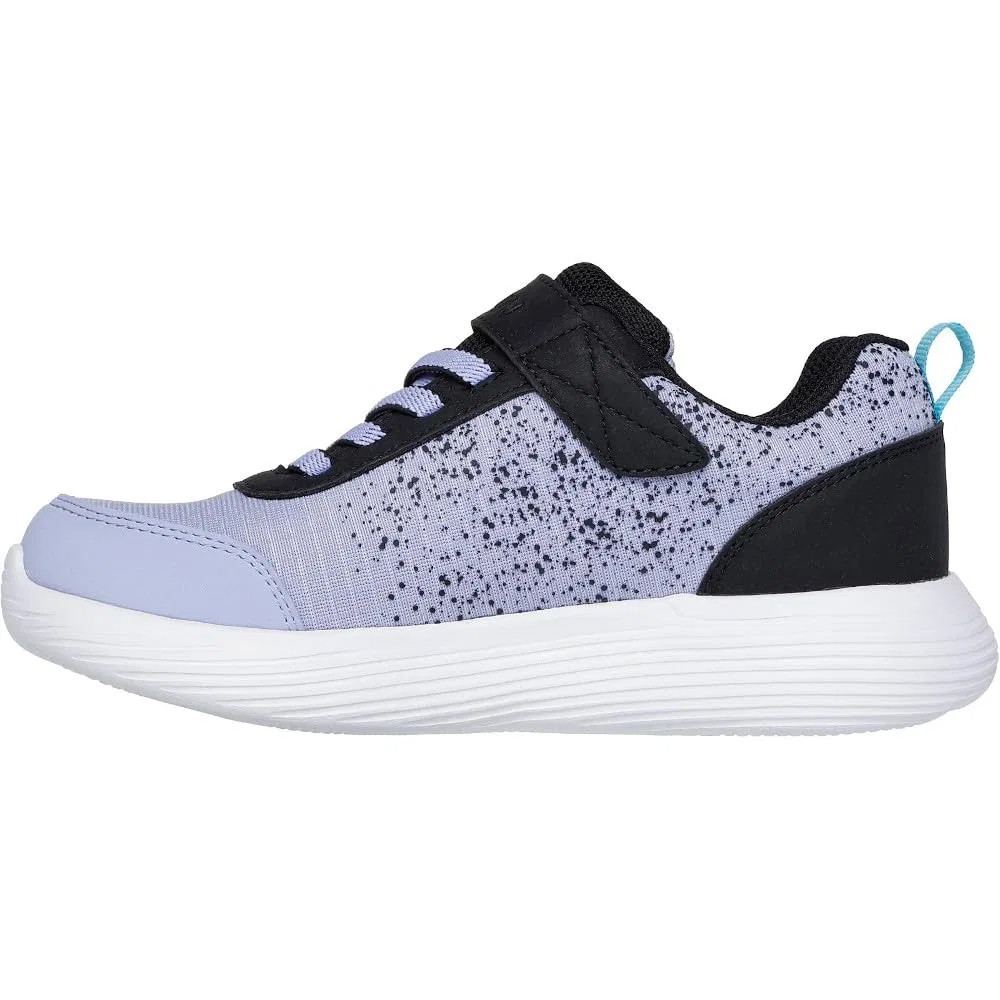 Детские кроссовки для девочек с принтом Go Run 400 V2 Tru sol Skechers, Black Lavender — фото 3
