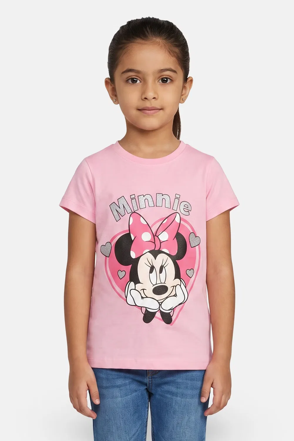 Футболка с принтом Mickey and Friends Disney, розовый