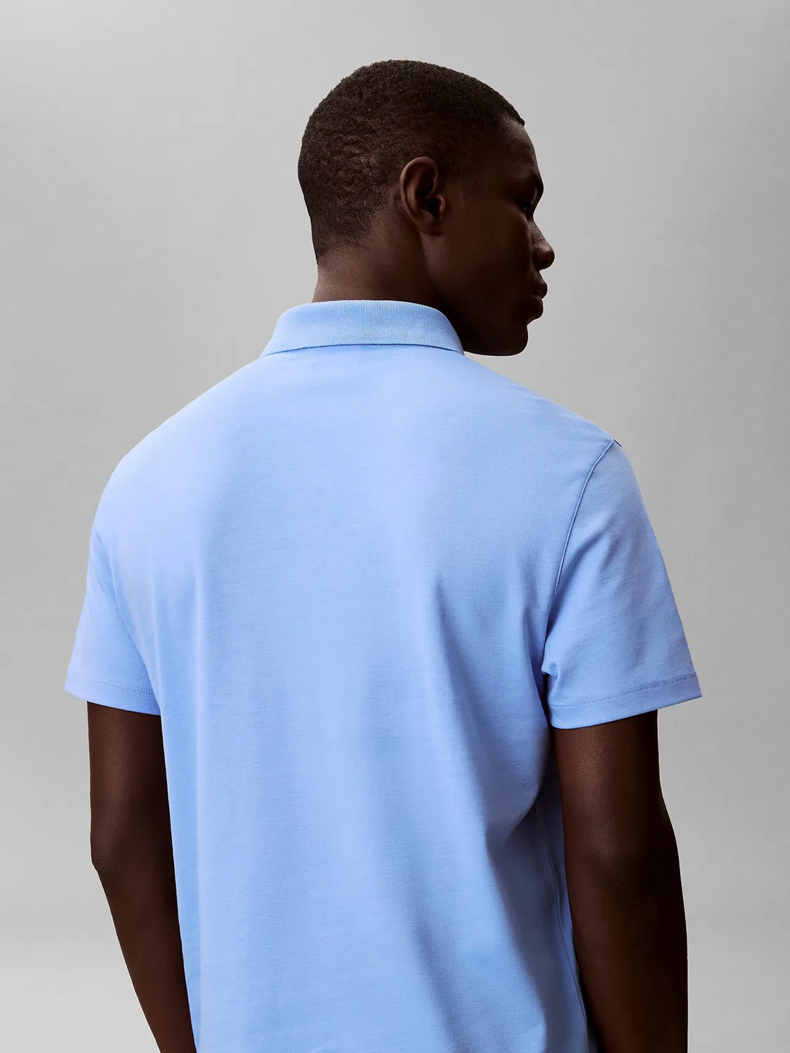 Рубашка Calvin Klein небесно-голубого цвета — фото 4