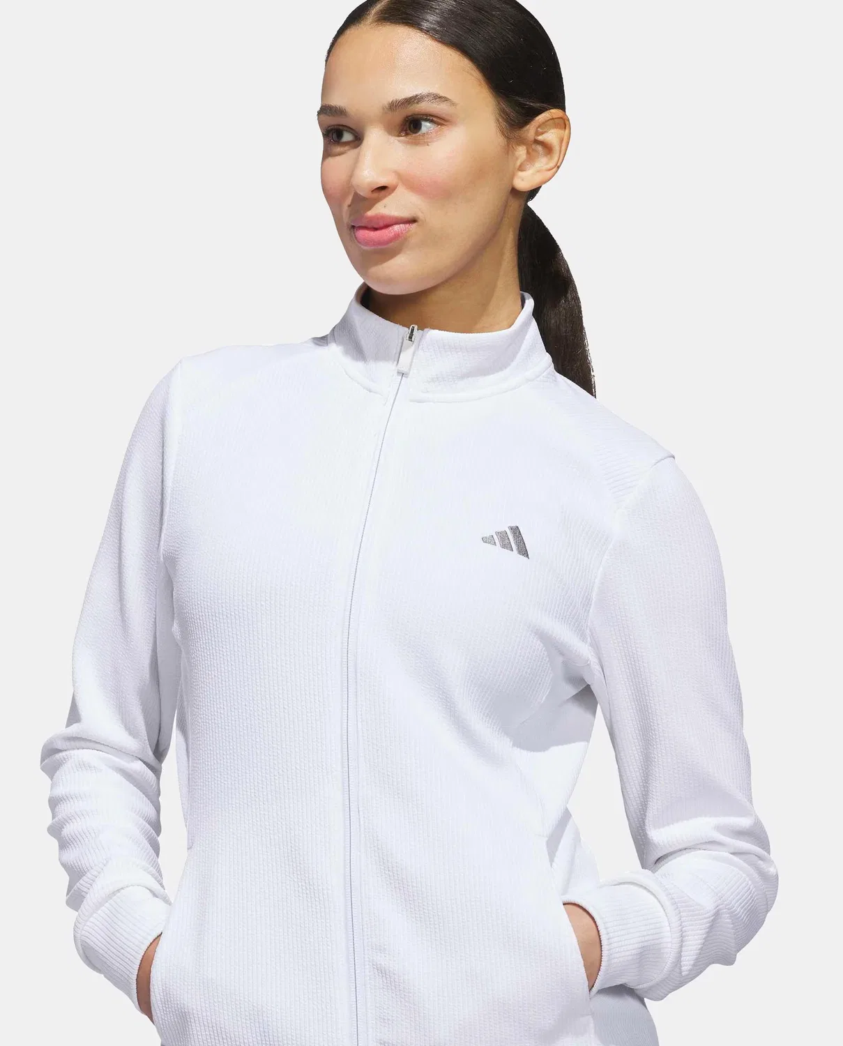 Женская куртка, Golf, adidas, белый — фото 3