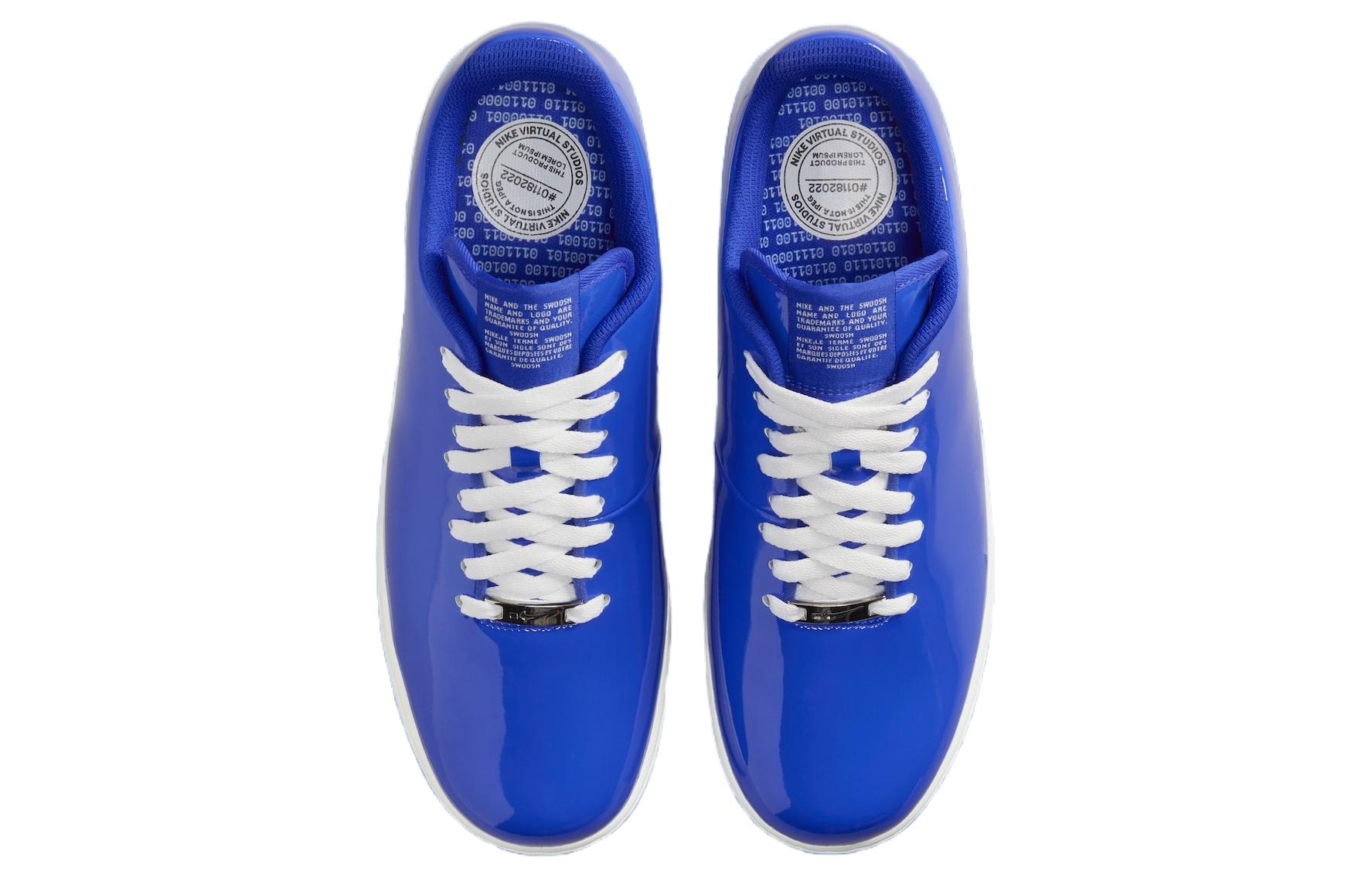 Футболка Nike Air Force 1 Low .SWOOSH 404 Error Синяя Белая — фото 4