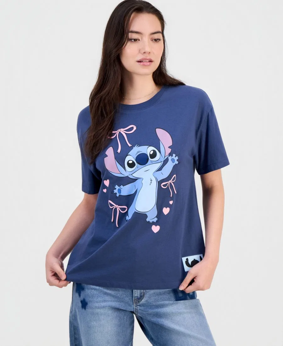 Детская футболка с принтом Stitch Disney, Blue