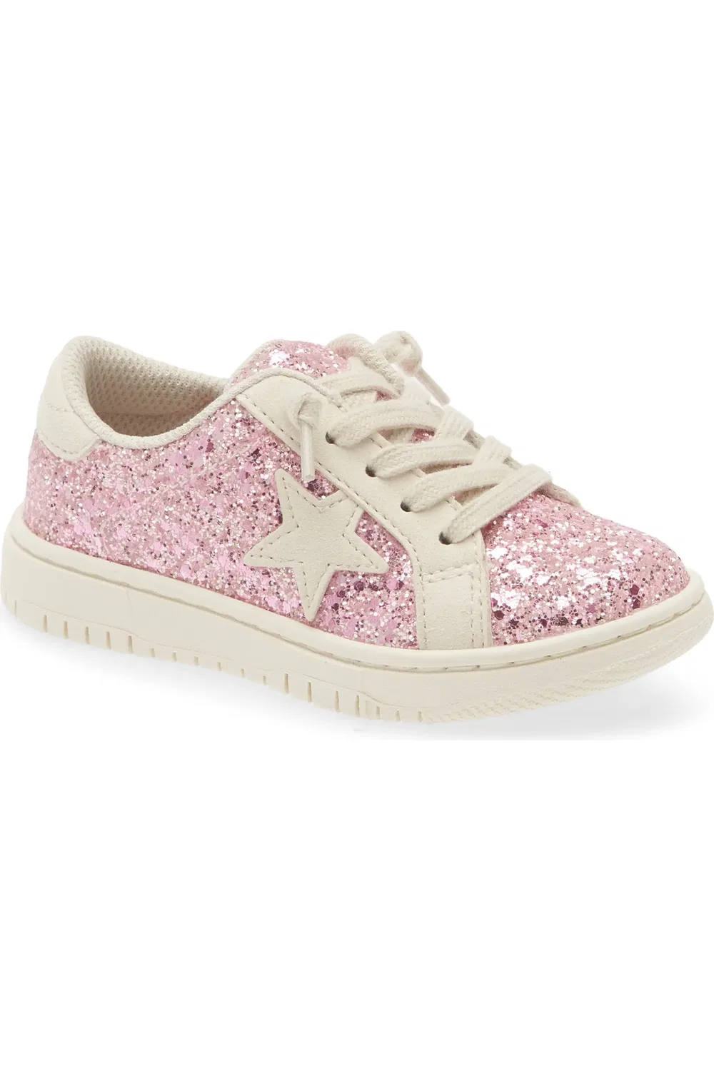 Кроссовки детские с блестками Kinely L'AMOUR, Glitter Pink