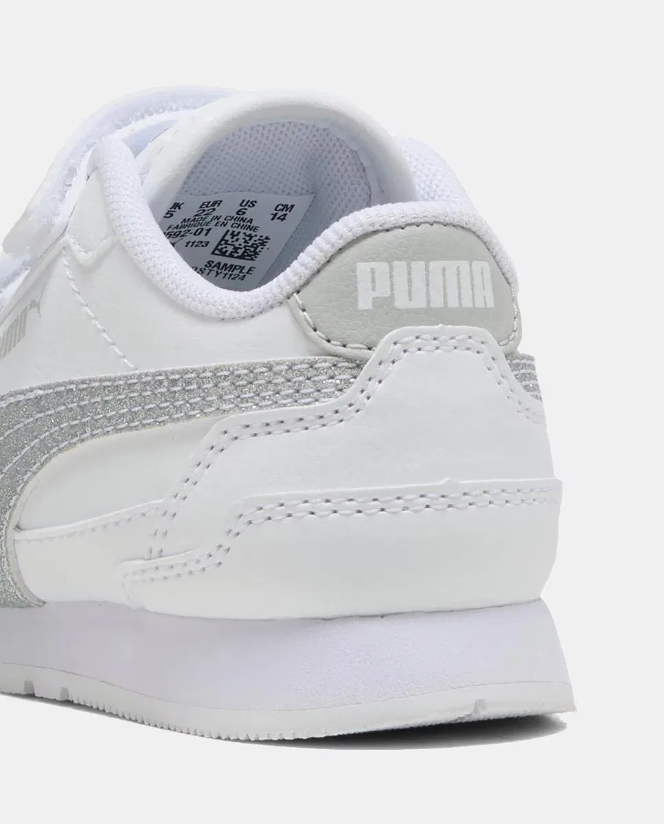 Детские кроссовки, St Runner V4, Puma, белый — фото 2
