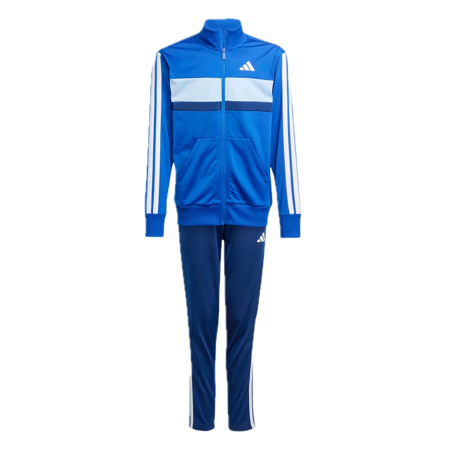 Детский спортивный костюм с тремя полосками Adidas, синий