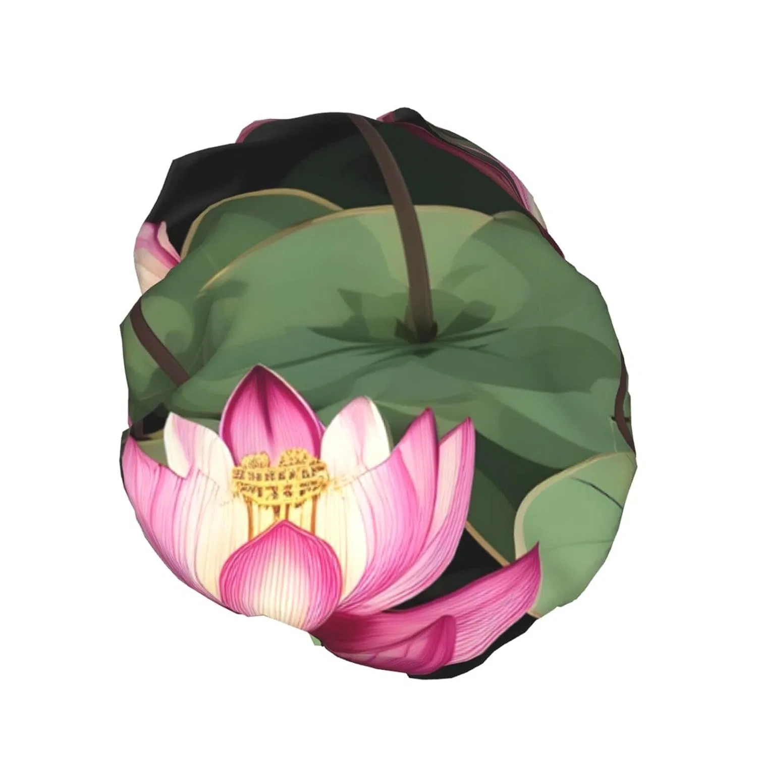 Банная шапочка с двойным слоем, Lotus, TYANG, водонепроницаемая — фото 2