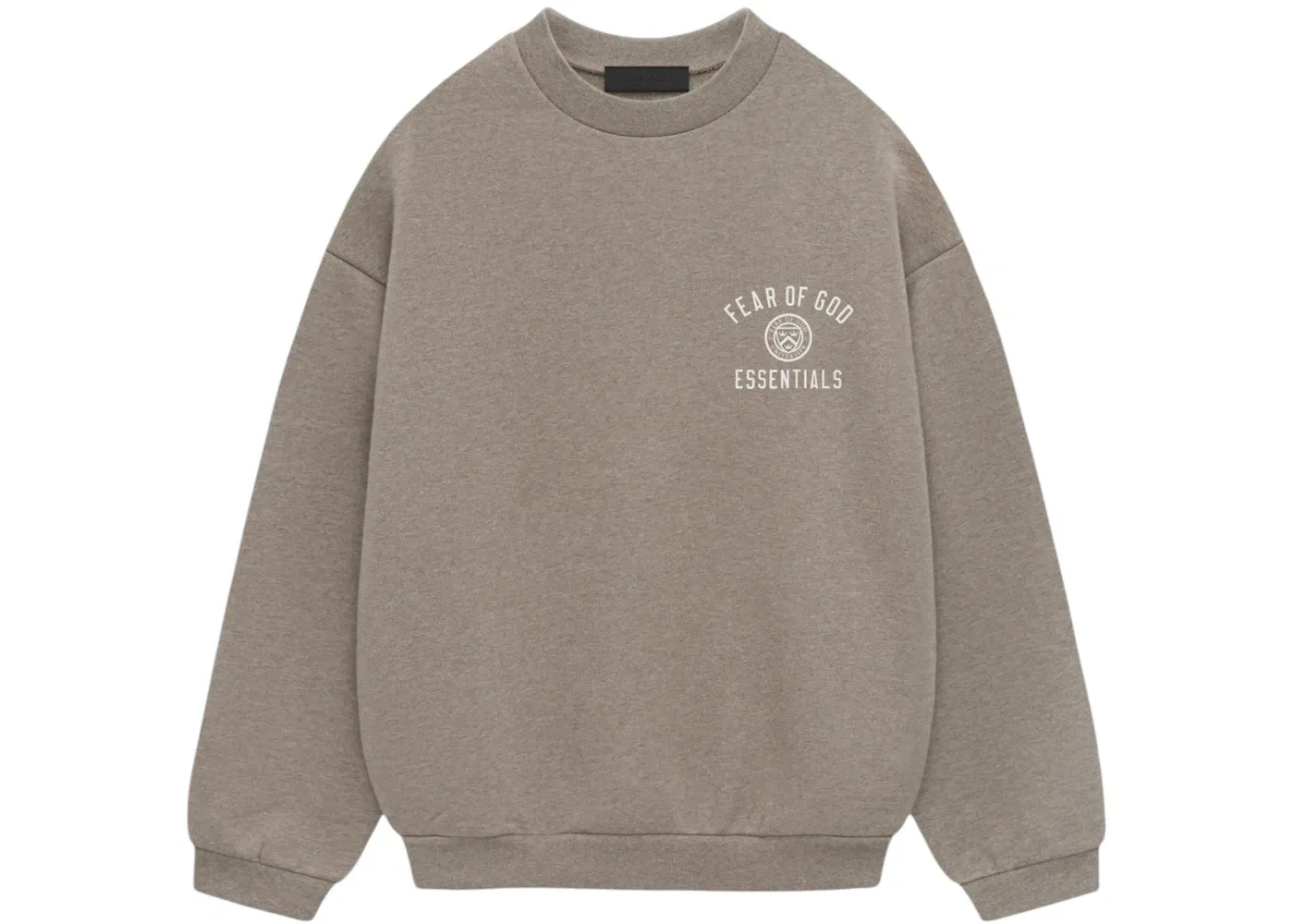 Мужской свитшот на флисе Crewneck Fear of God, Heather Gray