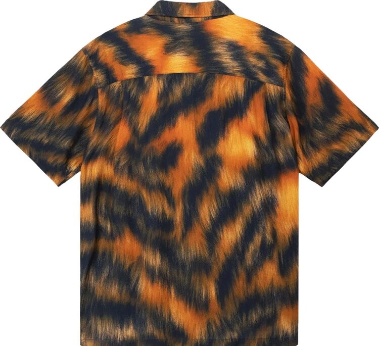 Рубашка Stussy Fur Print Shirt 'Tiger', разноцветный — фото 3
