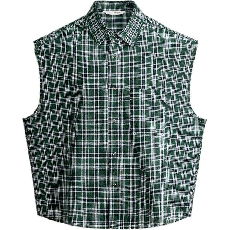 Мужская рубашка с лацканами, прямой крой, Green, ZARA, Green