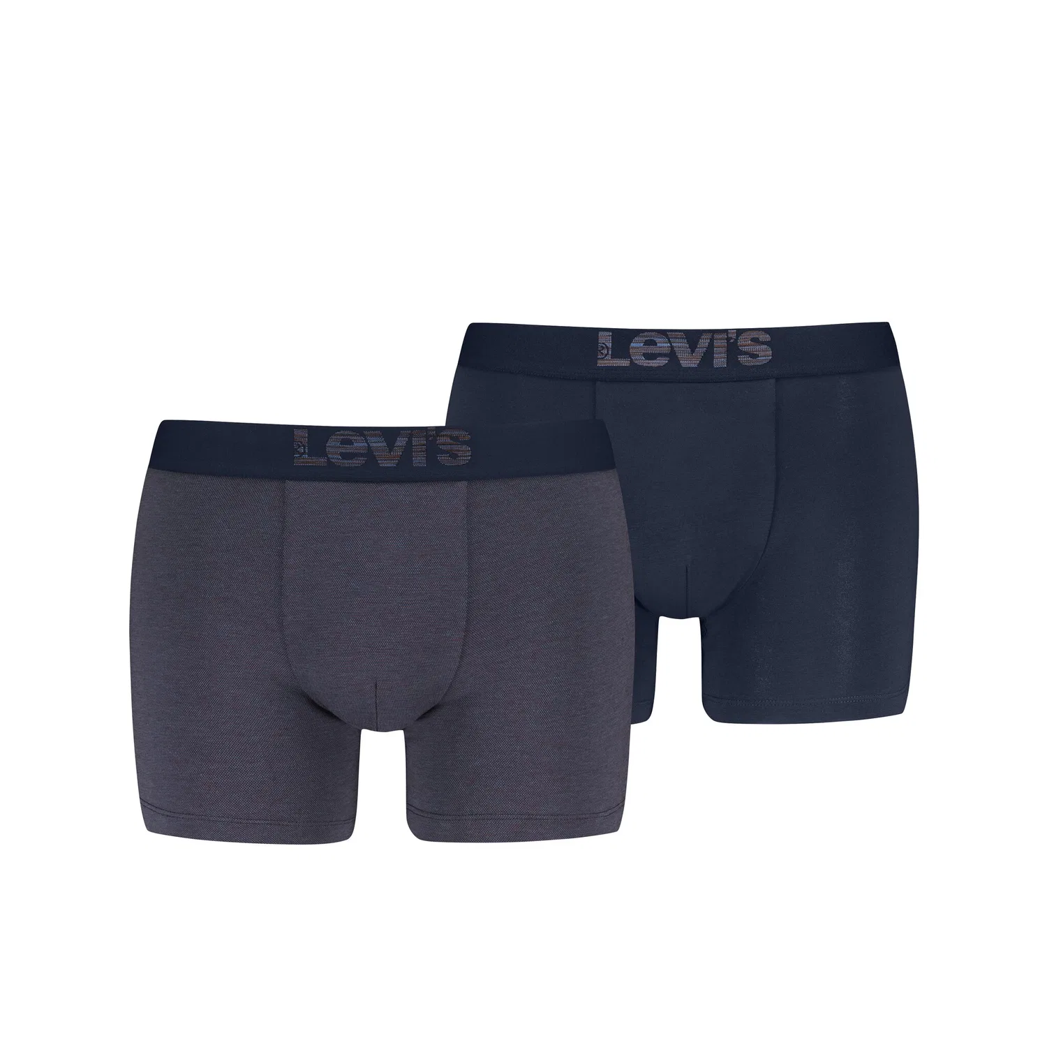 Мужские боксеры с широким поясом Levi's, Blue/Brown