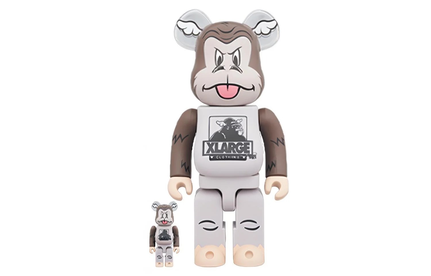 

Виниловая фигурка Be@rbrick Xlarge X D*Face Gray Multicolor, 30 см + 7 см